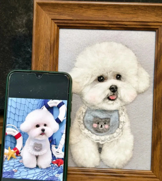 Felted Pet Flat Portraits